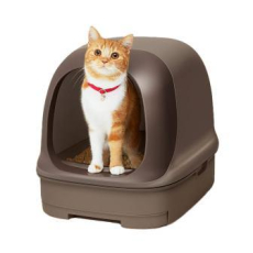  KAO Туалет для кошек системный закрытый цвет темный 359834, фото 1 