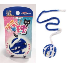  CattyMan Игрушка для кошек Клубок с мататаби Синий, фото 1 