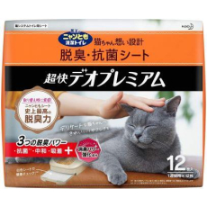  KAO Premium Салфетка для кошачьего туалета  антибактериальная 12шт, фото 1 