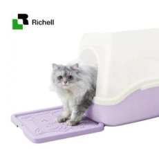  Richell Коврик для кошачьего туалета нескользящий 25 х 365 х 380 бежевый, фото 3 