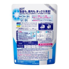  KAO Cucute For Dishwasher Citric Acid Effect Порошок для посудомоечных машин с лимонной кислотой и ароматом грейпфрута, сменная упаковка, 550г., фото 2 