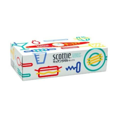  Кухонные полотенца двухслойные в коробке Crecia Scottie 75шт, фото 1 