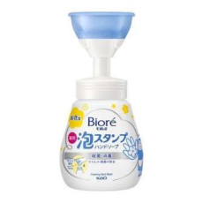  KAO Biore U Foaming Stamp Hand Soap Flower Антибактериальное мыло-пенка для рук, с дозатором в форме цветка, для всей семьи, с легким цитрусовым ароматом, 240мл., фото 1 