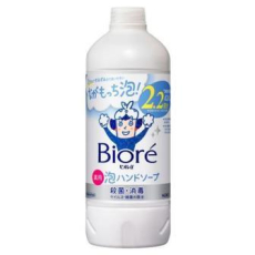  KAO Biore U Foaming Hand Soap Мыло-пенка для рук с антибактериальным эффектом, для всей семьи, с легким цитрусовым ароматом, запасной блок 430мл., фото 1 