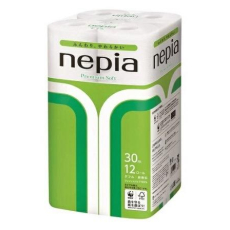  NEPIA Premium Soft Туалетная бумага двухслойная, супермягкая, без аромата, 30м x 12шт, фото 1 