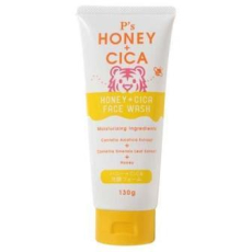  KUMANO YUSHI P's HONEY+CICA Face Wash Пенка для умывания, с медом и экстрактом центеллы азиатской, туба 130г., фото 1 