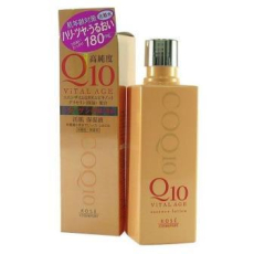  KOSE Vital Age Q10 Lotion Увлажняющий лосьон для лица, с коэнзимом Q10 и морским коллагеном, 180мл., фото 1 