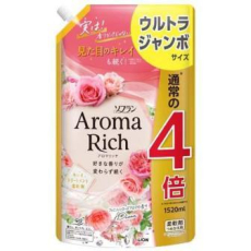  LION Кондиционер-ополаскиватель для белья Aroma Rich Diana 1520мл, фото 1 