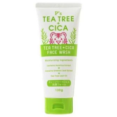  KUMANO YUSHI P's TEA TREE+CICA Face Wash Пенка для умывания, с маслом листьев чайного дерева и экстрактом центеллы азиатской, туба 130г., фото 1 