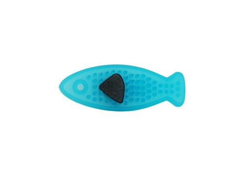  CattyMan игрушка для кошек каучуковая 3D рыбка для чистки зубов, фото 2 