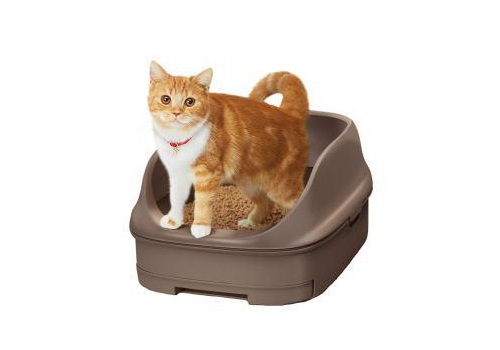  KAO Туалет для кошек системный открытый цвет темный 359827, фото 1 