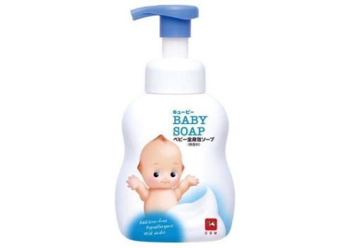  COW Детская пенка "2 в 1" для мытья волос и тела с первых дней жизни  "QP Baby Soap" 400 мл, фото 1 