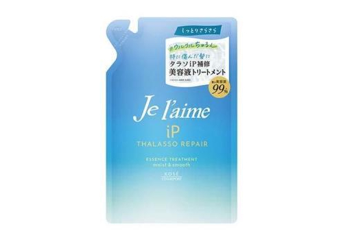  KOSE Восстанавливающий бальзам "Je l'aime iP Thalasso Repair" для всех типов повреждений волос «Увлажнение и гладкость» 340 мл, мягкая упаковка, фото 1 