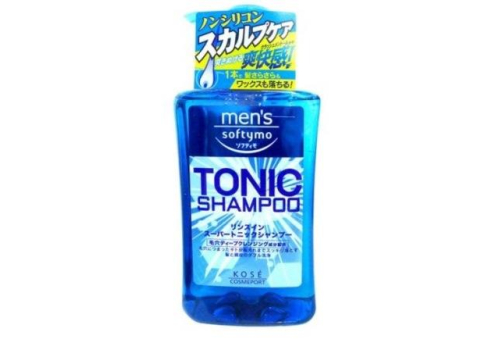  KOSE Mens Softymo Tonic Shampoo Мужской тонизирующий шампунь для волос, с цитрусовым ароматом, 550мл., фото 1 