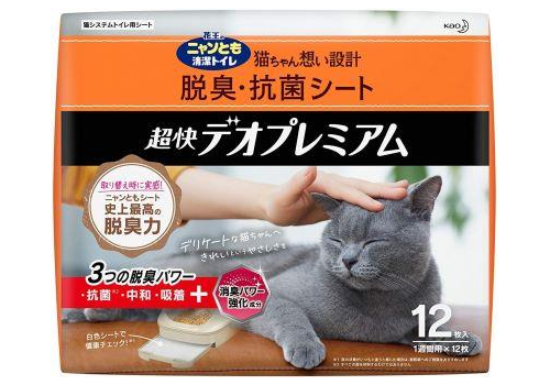  KAO Premium Салфетка для кошачьего туалета  антибактериальная 12шт, фото 1 