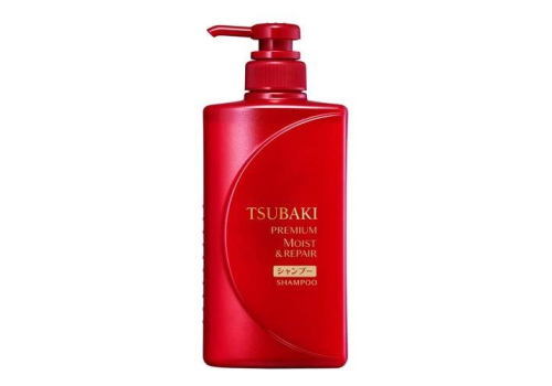  SHISEIDO Tsubaki Premium Moist Увлажняющий шампунь для волос, с маслом камелии, с цветочно-фруктовым ароматом, 490мл., фото 1 