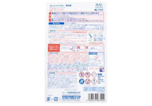  KOBAYASHI Очищающая таблетка для бачка унитаза Bluelet Dobon Cleaning Bleach с отбеливающим эффектом, 120г., фото 2 