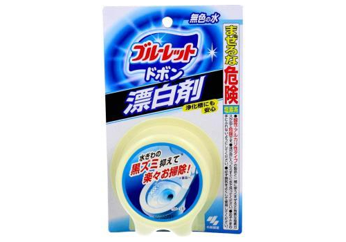  KOBAYASHI Очищающая таблетка для бачка унитаза Bluelet Dobon Cleaning Bleach с отбеливающим эффектом, 120г., фото 1 