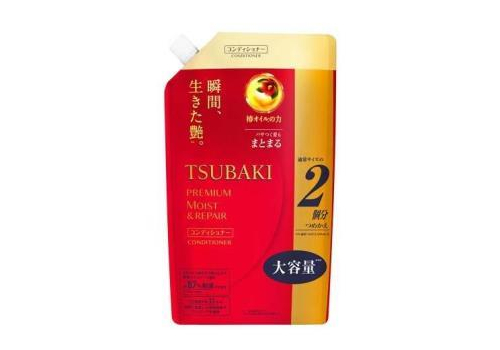  SHISEIDO Tsubaki Premium Moist Увлажняющий кондиционер для волос, с маслом камелии, с цветочно-фруктовым ароматом, сменная упаковка с крышкой 660мл., фото 1 