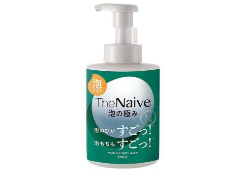  The Naive Foam Body Soap Жидкое мыло-пенка для тела на основе аминокислот и ингредиентов растительного происхождения, с ароматом свежести, помпа 540мл., фото 1 