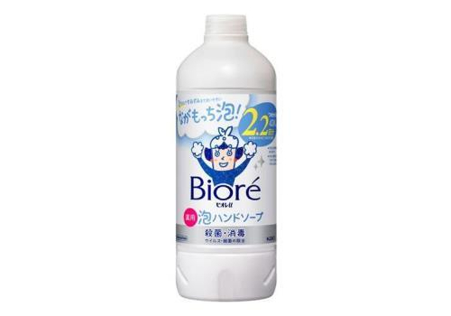  KAO Biore U Foaming Hand Soap Мыло-пенка для рук с антибактериальным эффектом, для всей семьи, с легким цитрусовым ароматом, запасной блок 430мл., фото 1 