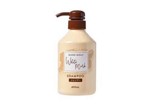  KUMANO YUSHI Masse Molly White Musk Увлажняющий шампунь для волос, с аминокислотами и протеинами шелка, 400мл., фото 1 