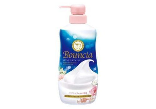  COW Сливочное жидкое мыло "Bouncia" для рук и тела с ароматом роскошного букета 480 мл, дозатор, фото 1 
