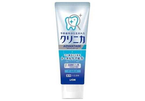  LION Зубная паста комплексного действия "Clinica Advantage Cool mint" со вкусом охлаждающей мяты 130 г, туба, фото 1 