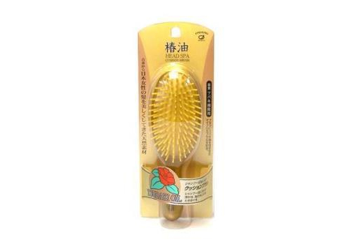  IKEMOTO Head Spa Tsubaki Oil Cushion Brush Щетка для волос, с маслом камелии., фото 1 