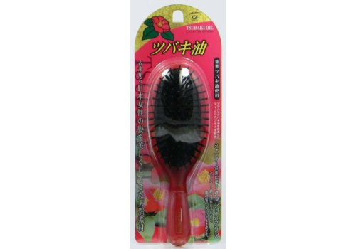  IKEMOTO Tsubaki Oil Combination Cushion Brush Щетка для ухода и восстановления поврежденных волос, с, фото 2 