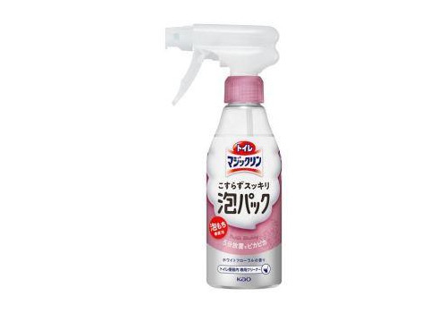  KAO Toilet Magiclean White Floral Чистящая и дезинфицирующая спрей-пенка для туалета, с ароматом белых цветов, 300мл., фото 1 