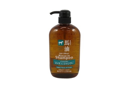  COSME STATION Шампунь-кондиционер Horse Oil Rinse in Shampoo, с лошадиным маслом, 600мл, фото 1 