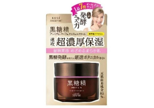  KOSE Kokutousei Premium Perfect Gel Cream Многофункциональный гелевый крем для лица, с экстрактом ферментированного коричневого сахара и натуральными растительными маслами, 100г., фото 1 