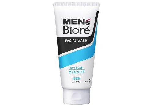  KAO Men's Biore Oil Clear Мужская пенка для умывания, для ухода за склонной к жирности кожей лица, с ароматом мяты, 130г., фото 1 