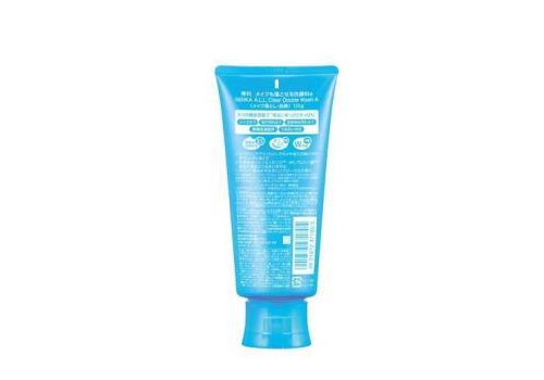  SHISEIDO Senka All Clear Double Wash Пенка для умывания и снятия макияжа, с гиалуроновой кислотой и протеинами шёлка, туба 120г., фото 2 