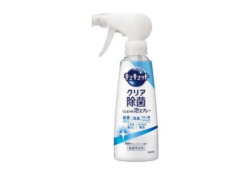  KAO CuCute Clear Foam Spray Slightly Fragrant Спрей-пенка для мытья посуды, с легким ароматом грейпфрута, 280мл., фото 1 