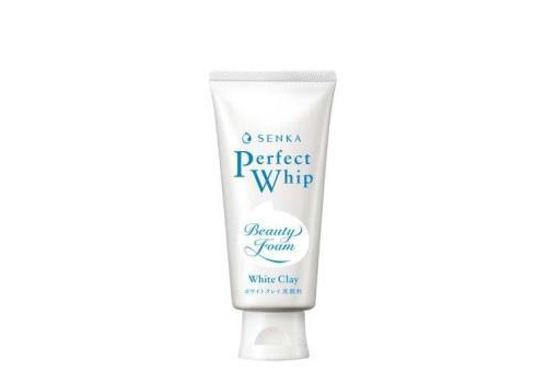  SHISEIDO Senka Perfect Whip White Clay Очищающая пенка для умывания на основе белой глины, туба 120г., фото 1 