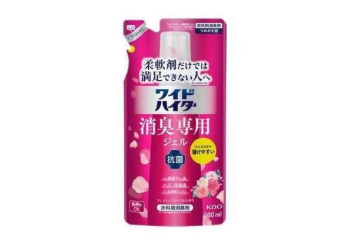  KAO Дезодорирующий гель "Wide Haiter" для белья против неприятного запаха 500 мл, сменная упаковка, фото 1 