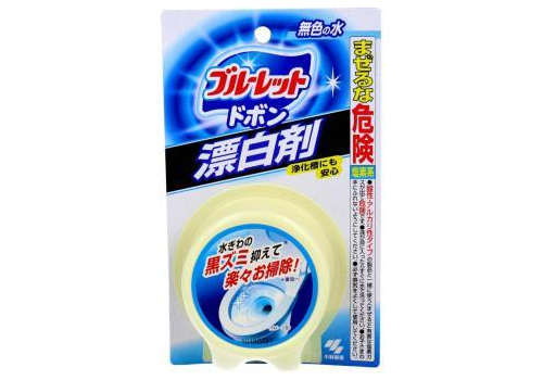  KOBAYASHI Bluelet Dobon Cleaning Bleach Очищающая и дезодорирующая таблетка для бачка унитаза, с отбеливающим эффектом, 120г. 1/48, фото 1 